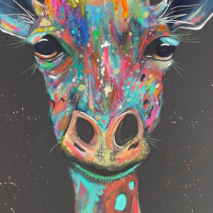 Technicolor Giraffe